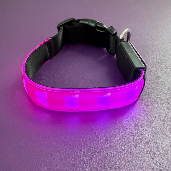 *NWT* LED DOG COLLAR w/ multiple lighting functions - Picture 5 of 9